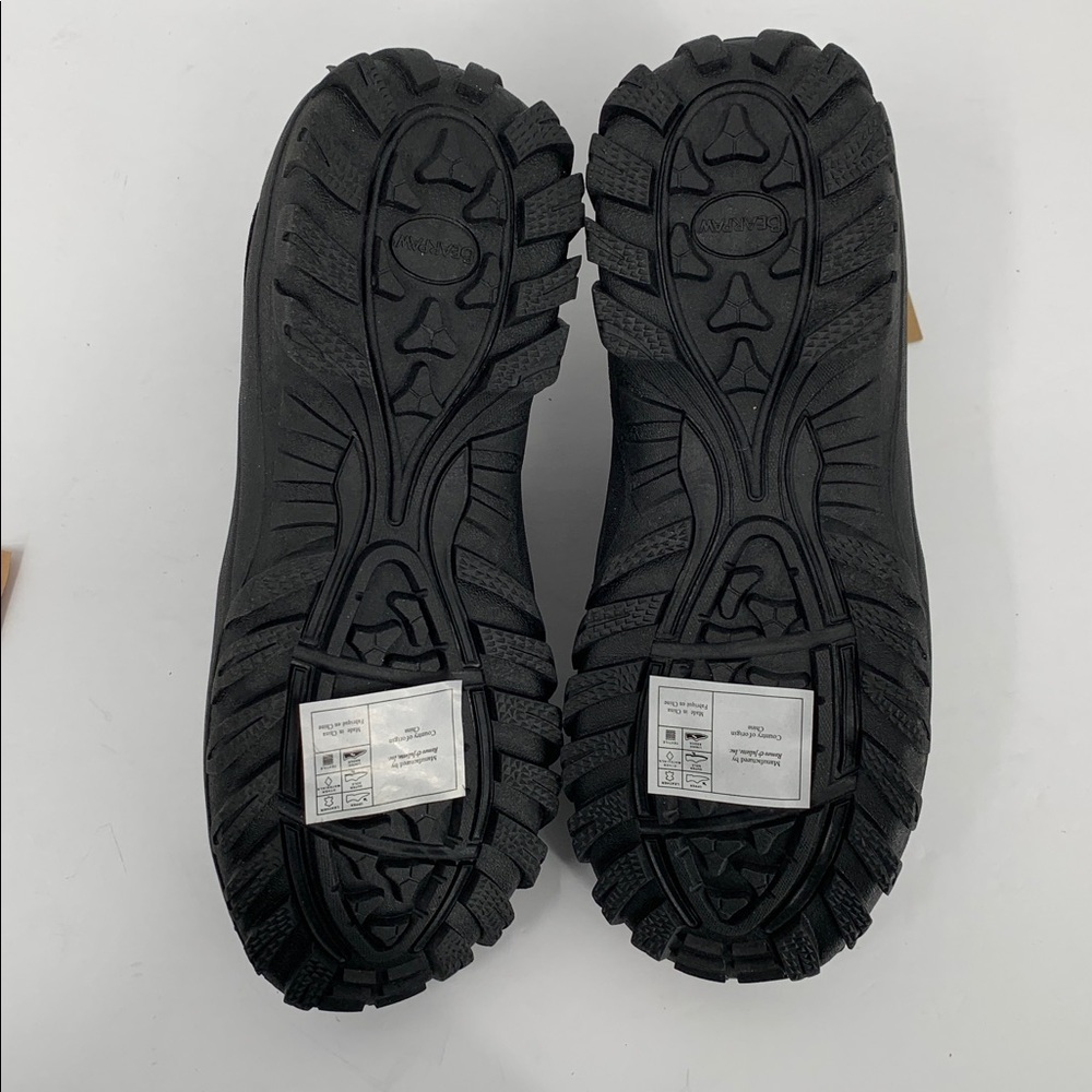 BearPaw Max slip-on loafer shoe chunky black suede leather hiking women new 9.5 - Picture 7 of 7